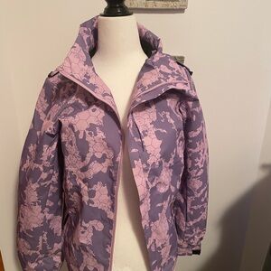 Purple Patterned Women's Jacket